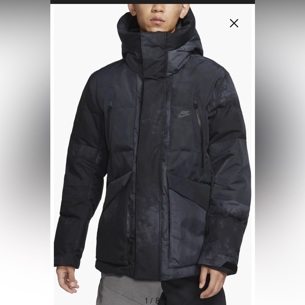 NWT Nike Storm-FIT Down Jacket –  Black / Anthracite, Size Small